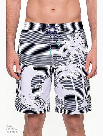 Short uomo surf revival a righe penti