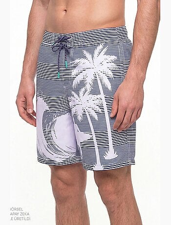Short uomo surf revival a righe penti