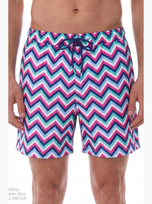 Short uomo zigzag revival penti - Kiabi Short uomo zigzag revival penti - Kiabi