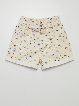 Shorts a fiori paper bag 'JDY'