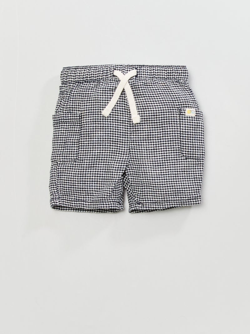 Shorts a quadri BLU - Kiabi