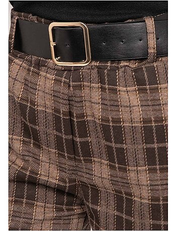 Shorts a quadri con cintura xeline