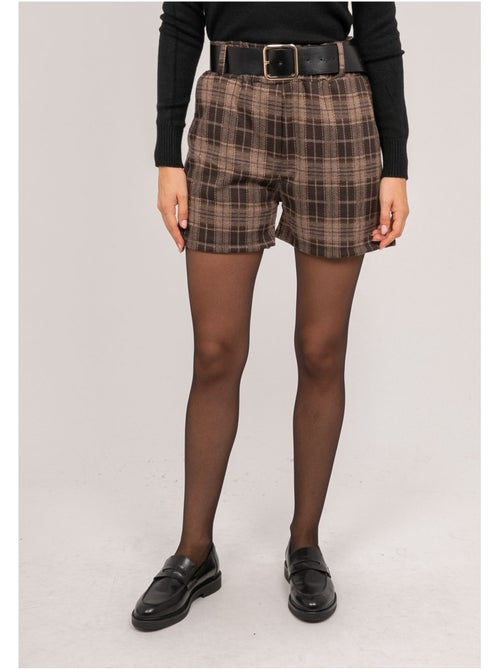Shorts a quadri con cintura xeline - Kiabi Shorts a quadri con cintura xeline - Kiabi