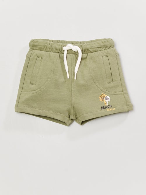 Shorts a righe in cotone - Kiabi