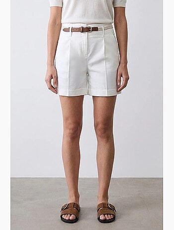 Shorts a vita alta a gamba ampia con cintura dilvin