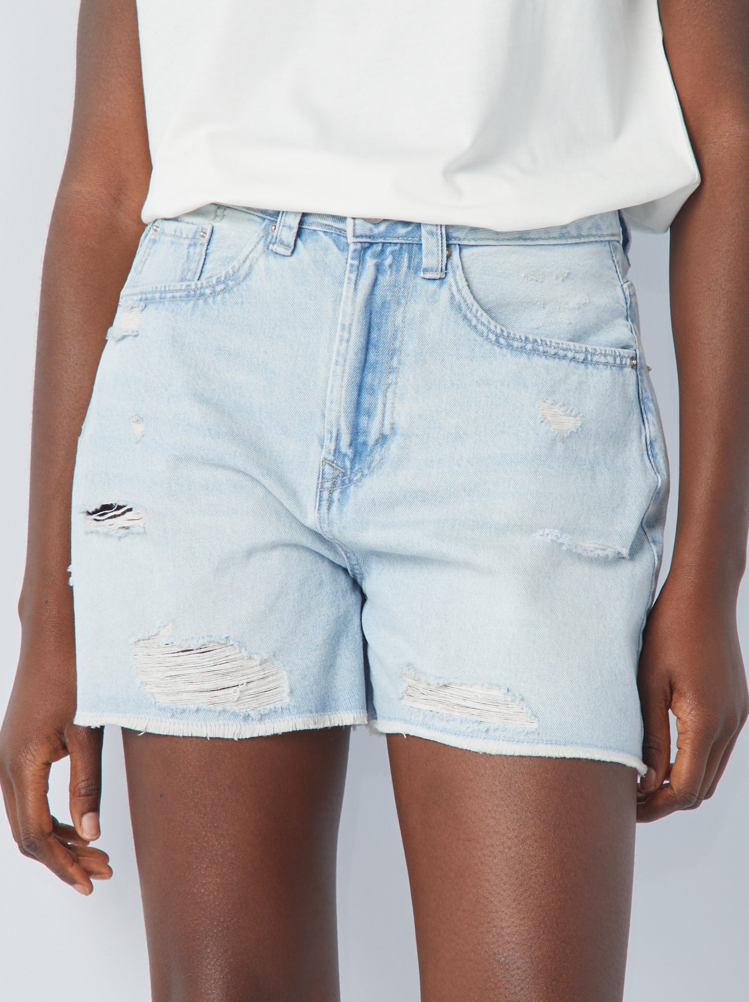 Pantaloncini In Pelle Donna Vita Alta - Everbellus Con Tasca, Comodi E Eleganti