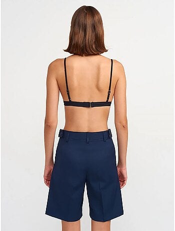 Shorts a vita alta con cintura e gamba ampia dilvin