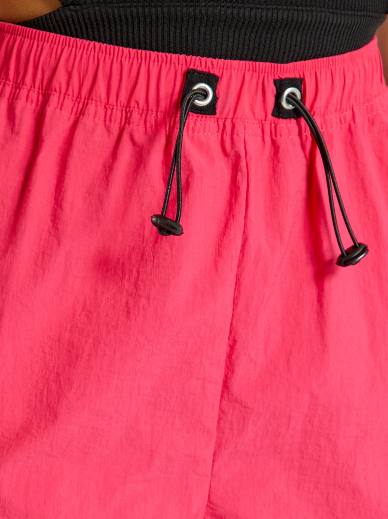 Shorts a vita alta con tasche cargo MARRONE - Kiabi