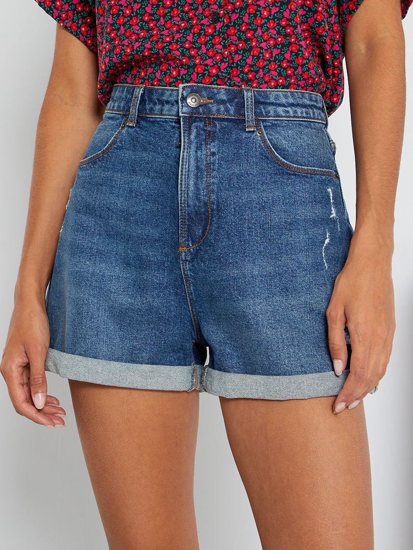 Shorts vita alta on sale jeans