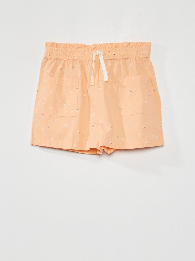 Shorts ampi in cotone ROSA - Kiabi