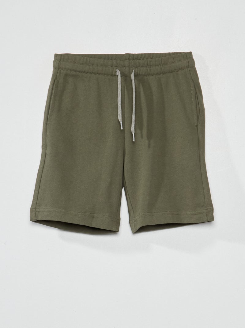 Shorts basici verde scuro - Kiabi