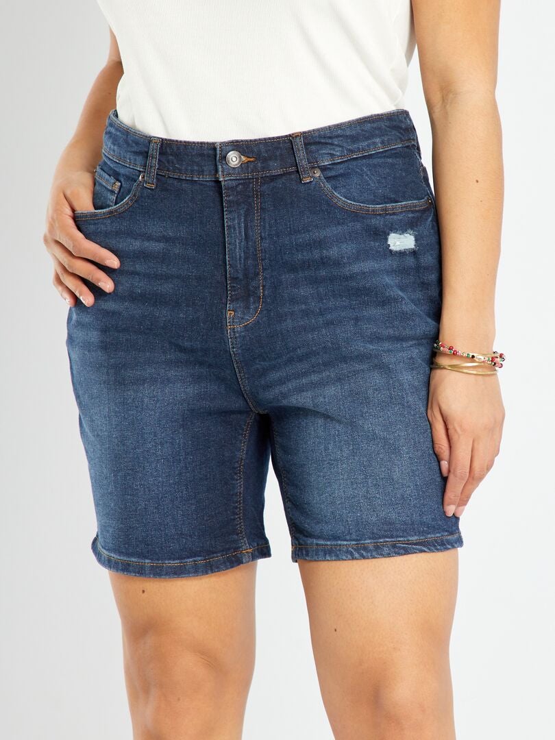 Shorts bermuda in jeans - 5 tasche BLU - Kiabi