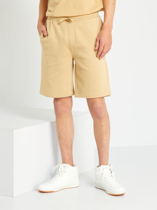 Shorts bermuda in tessuto felpato - Kiabi