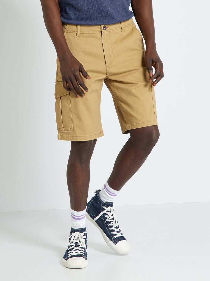 Shorts cargo 'Produkt' BEIGE - Kiabi