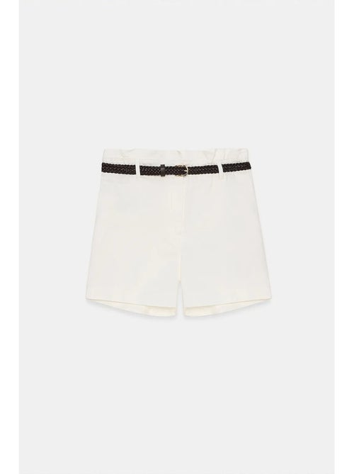 Shorts chino a vita alta con cintura dilvin - Kiabi Shorts chino a vita alta con cintura dilvin - Kiabi