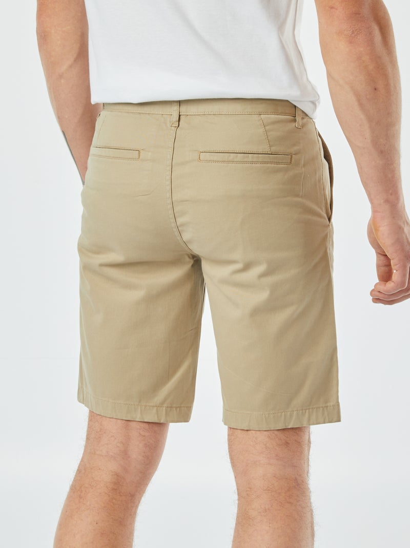 Shorts chino BEIGE - Kiabi