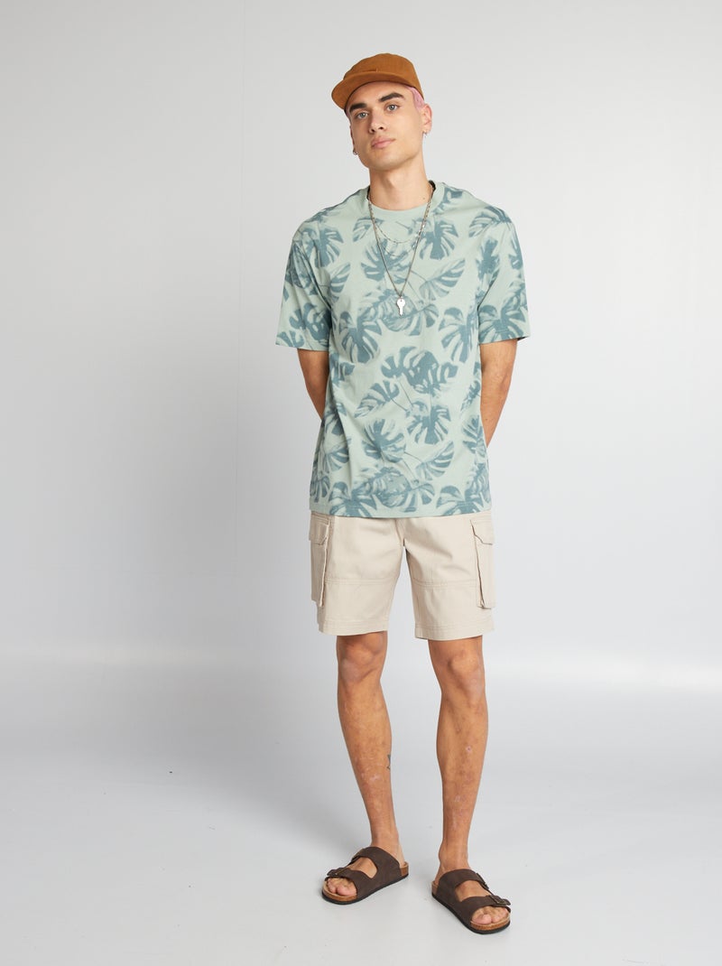 Shorts chino con tasche laterali GRIGIO - Kiabi