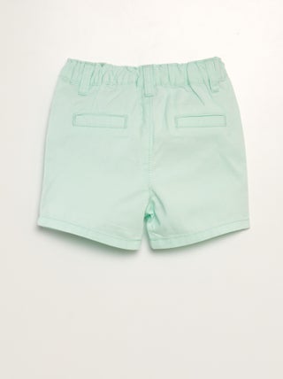 Boss completo neonato T-shirt e shorts bianco verde main image 1