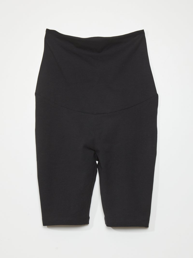 Shorts ciclista premaman nero - Kiabi