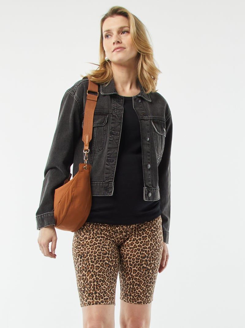 Shorts ciclisti premaman BEIGE - Kiabi