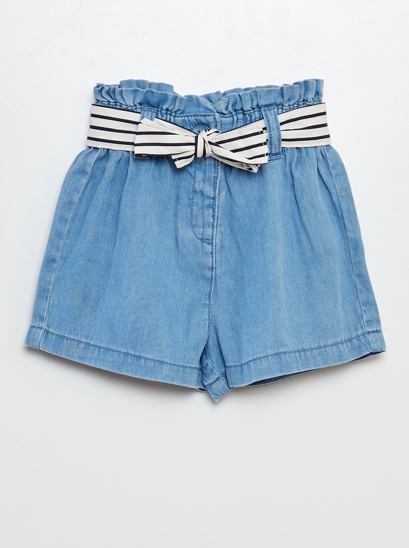 Shorts con cintura con motivo BLU - Kiabi