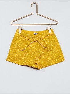 Shorts con cintura da annodare - Kiabi