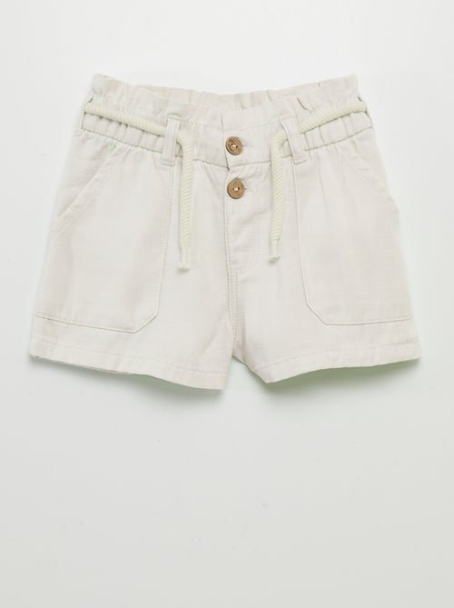 Shorts con cintura in corda - Kiabi