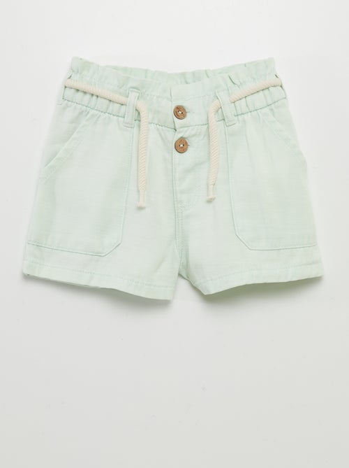 Shorts con cintura in corda - Kiabi