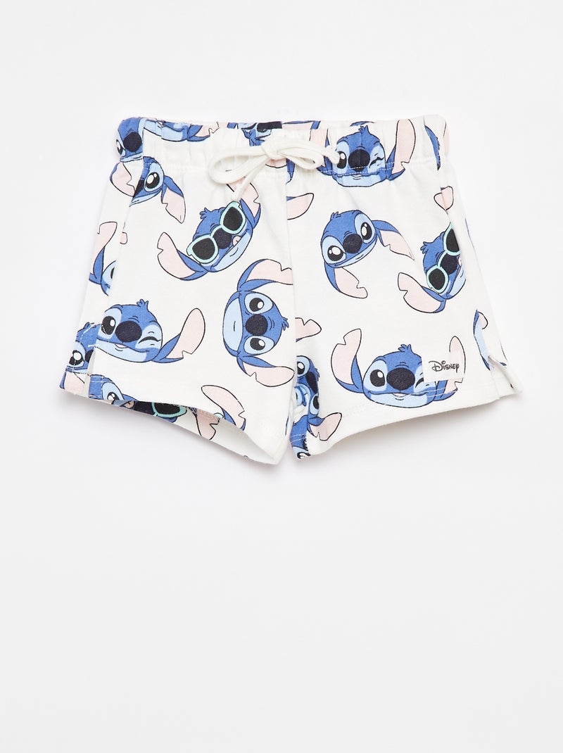 Shorts con cordoncini 'Disney' BIANCO - Kiabi