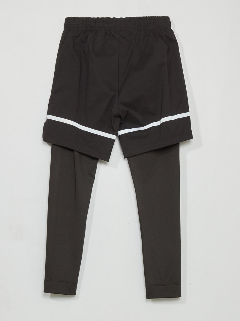 Shorts con leggings Nero - Kiabi