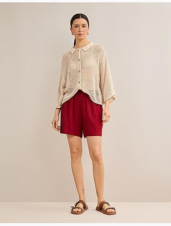 Shorts con lino, MO Fashion