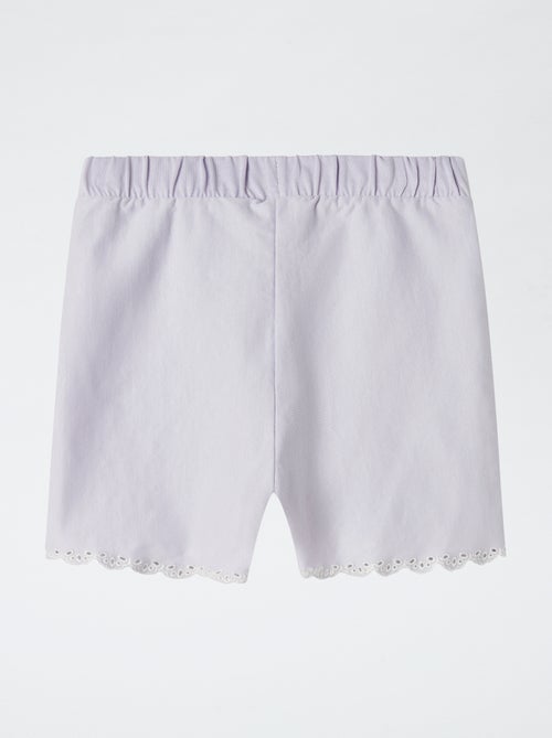 Shorts con ricami traforati 'Guppy' - Kiabi