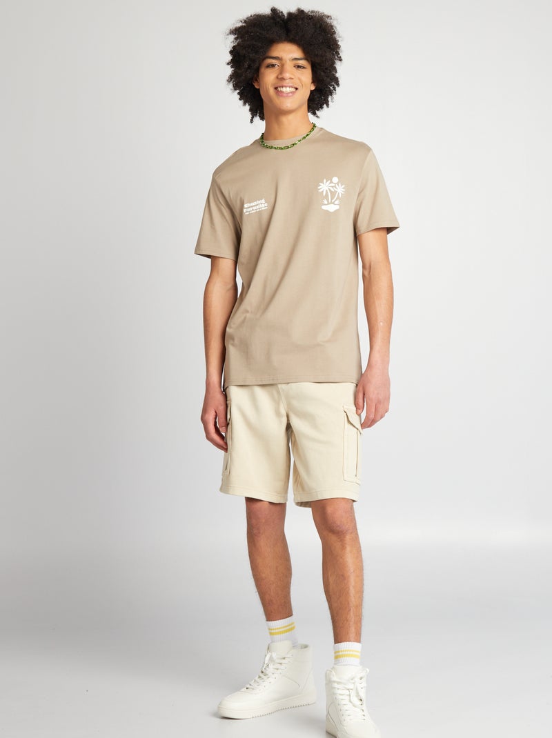 Shorts con tasche laterali GRIGIO - Kiabi