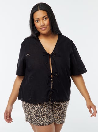 Shorts con vita elasticizzata