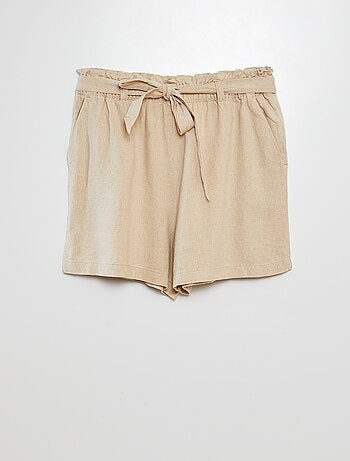 Shorts con vita elasticizzata con cordoncino da annodare 'JDY'