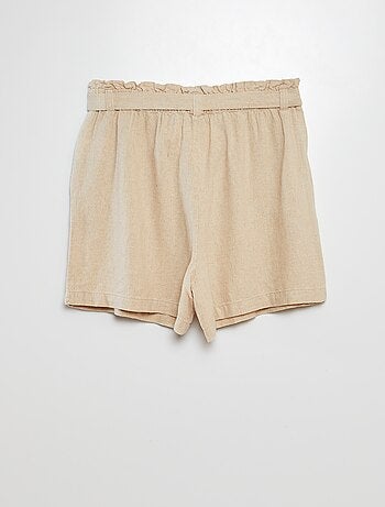 Shorts con vita elasticizzata con cordoncino da annodare 'JDY'