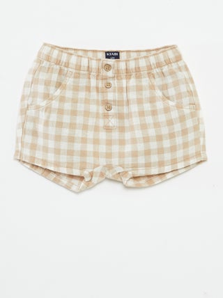 Shorts con vita regolabile