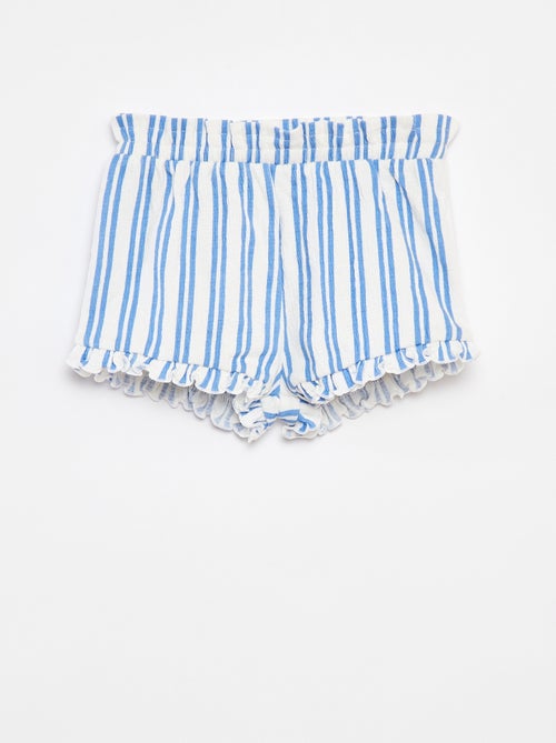 Shorts con volant e stampa - Kiabi