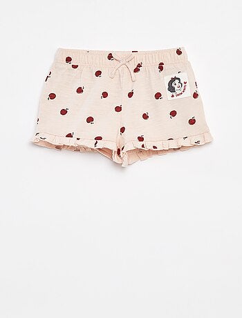 Shorts con volant e stampa 'Disney'