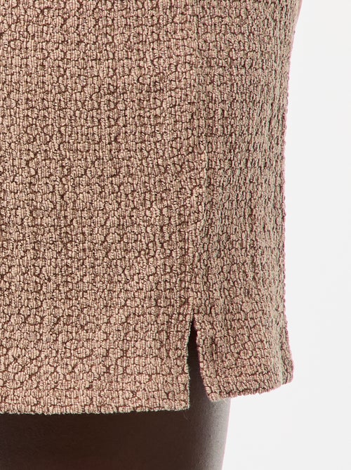 Shorts corti in maglia goffrata - Kiabi