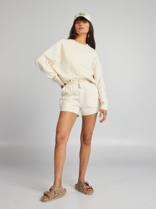 Shorts corti on vita elasticizzata