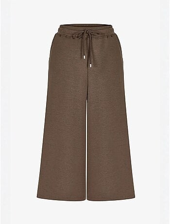 Shorts culotte in maglia jersey oversize a vita media penti