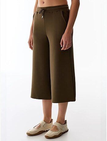 Shorts culotte in maglia jersey oversize a vita media penti
