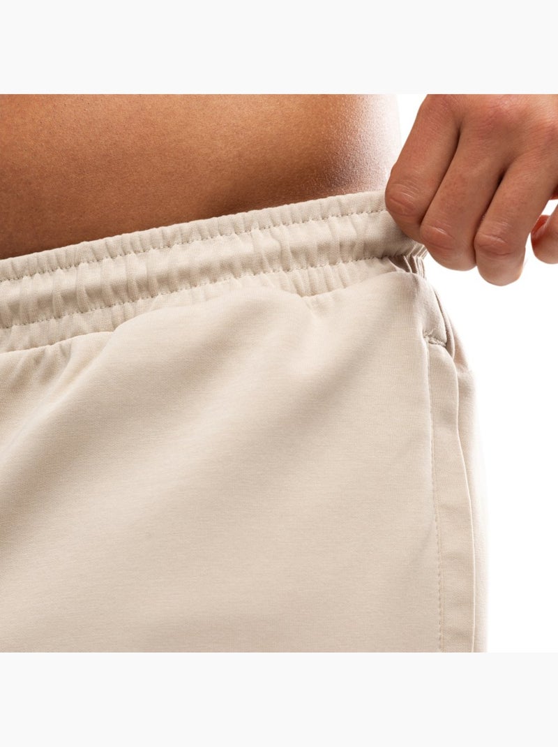 Shorts da allenamento in cotone da uomo fitness uomo titan sand Beige - Kiabi