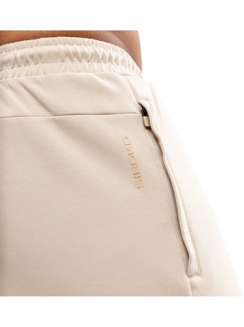 Shorts da allenamento in cotone da uomo fitness uomo titan sand - Kiabi