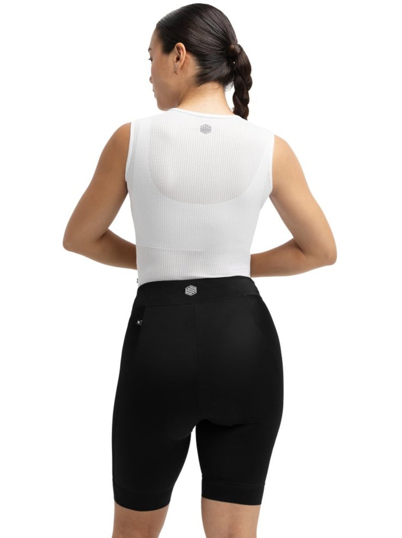 Shorts da ciclismo con fondello donna ciclismo donna core bonette Nero - Kiabi