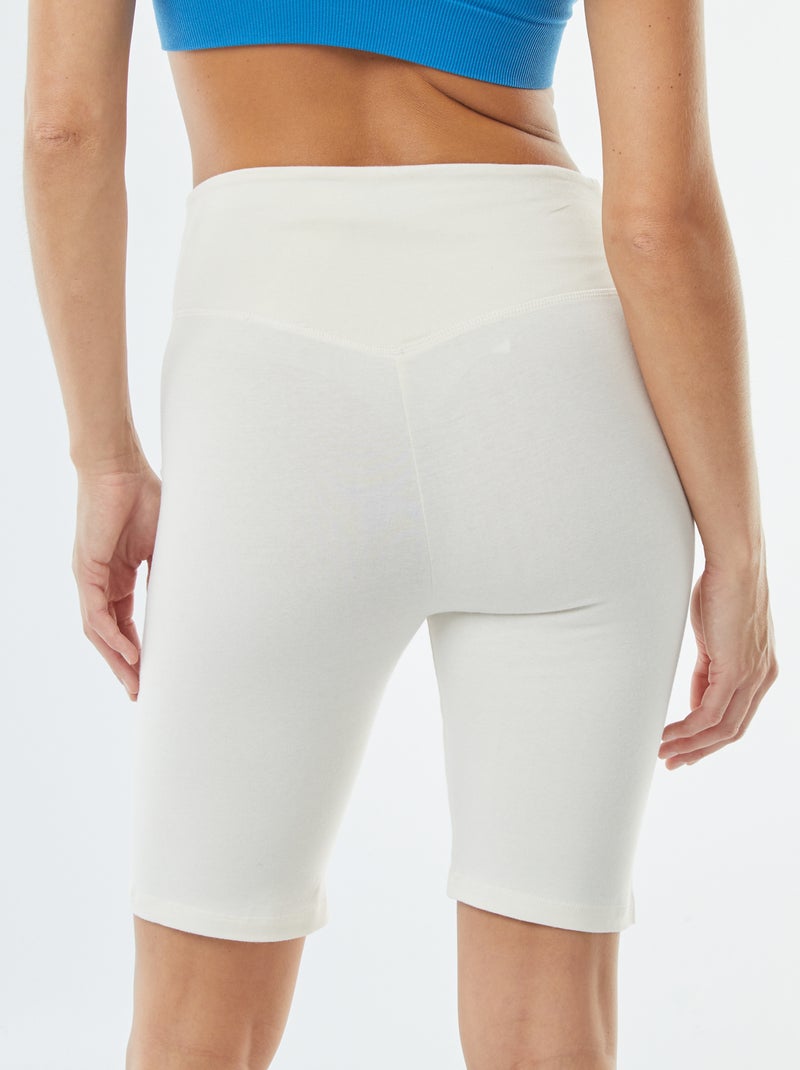 Shorts da ciclista Bianco - Kiabi