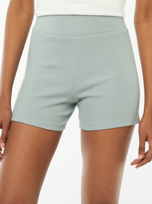 Shorts da ciclista in maglia a coste - Kiabi