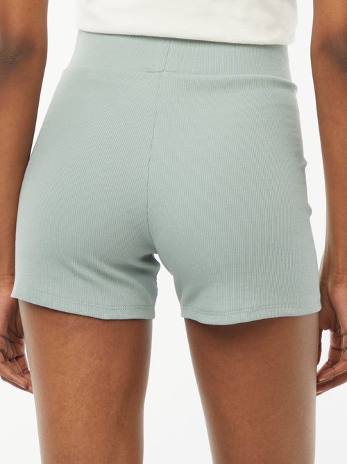 Shorts da ciclista in maglia a coste - Kiabi