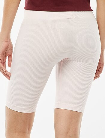 Shorts da ciclista in maglia a coste